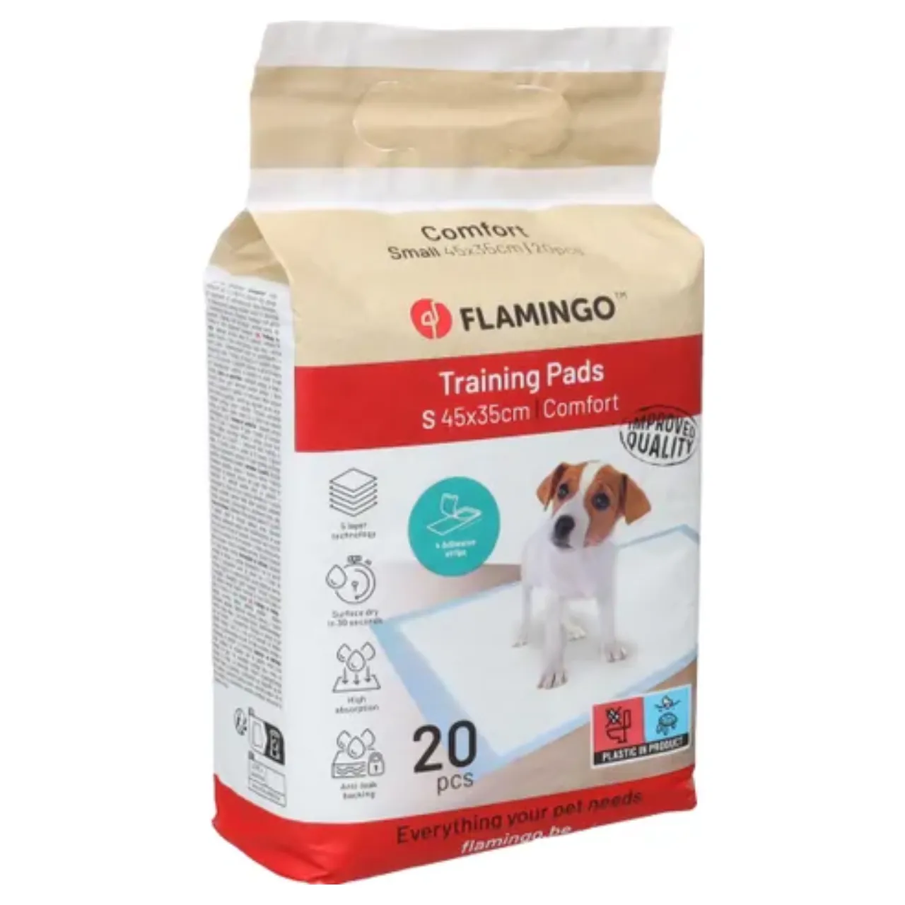 Flamingo Pady Comfort hvalpeunderlag S 20 stk 45x35 cm
